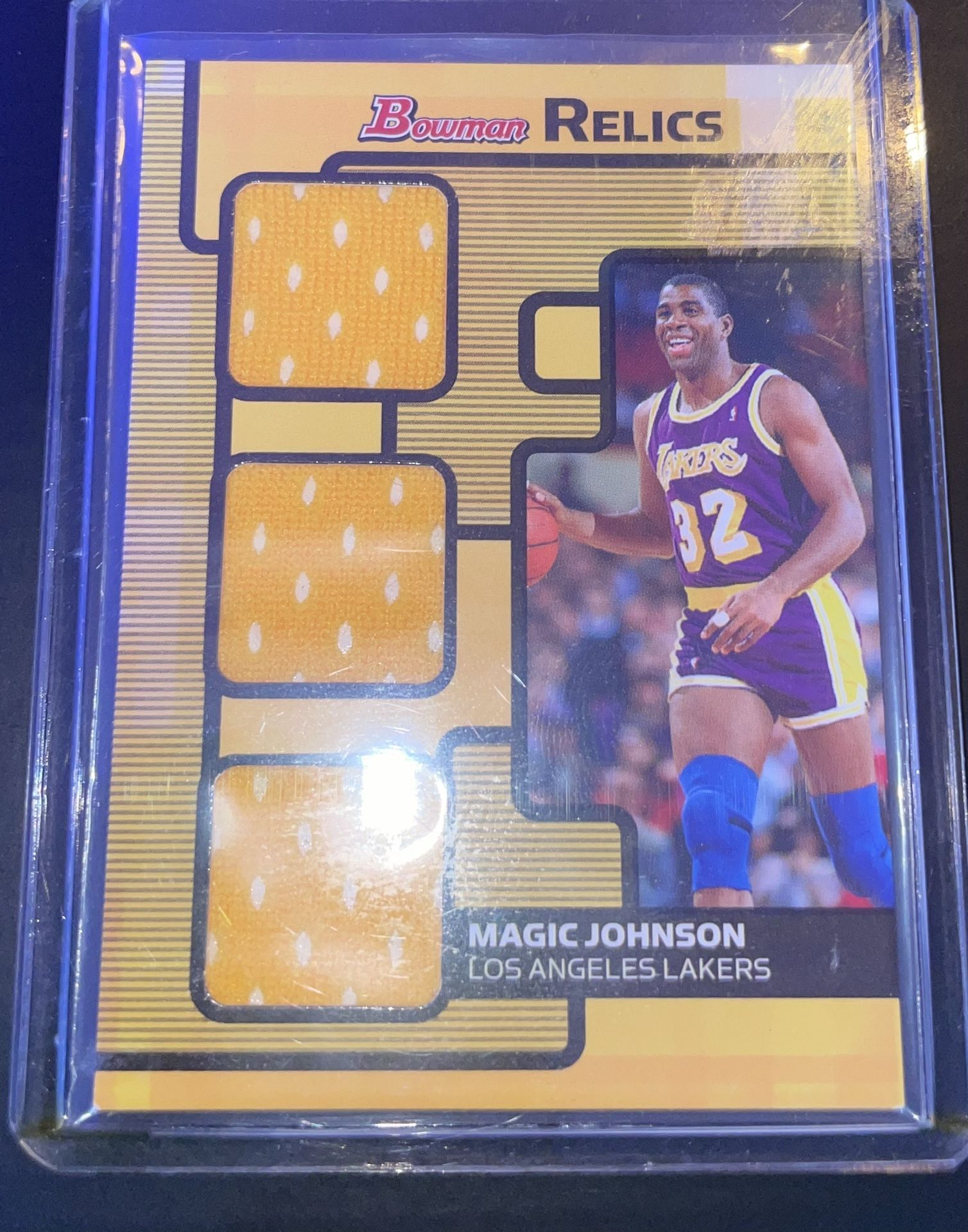 Magic Johnson Relic card