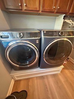 GE Profile Washer and Dryer - navy