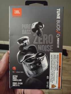 JBL Tune buds Clear Black ANC Earbuds And Case Only!