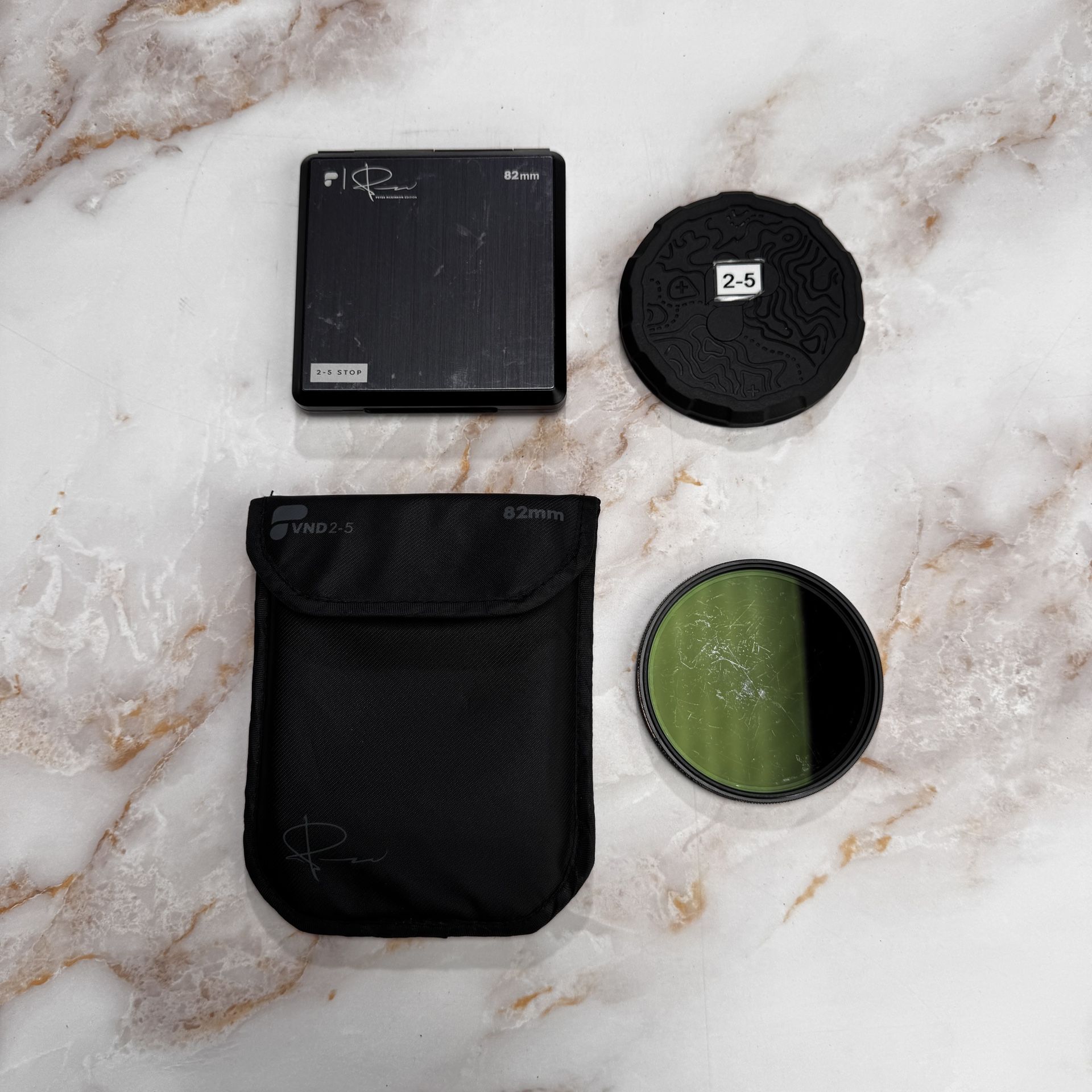 PolarPro 82mm VND Filter Set (2-5, 6-9 Stop, CP)