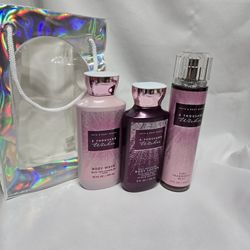 Bath & Body Works A Thousand Wishes Gift Set Includes Body Spray, Lotion & Body Wash NEW! Perfect Christmas Gift!
