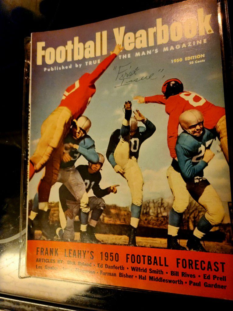 1950 Football Yearbook Magazine 