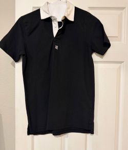 American Eagle Black Polo Shirt