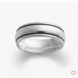 James Avery Silver Eternal Band Ring size 7