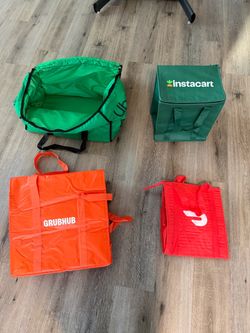 Insulated bags for DoorDash and uber