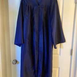 Navy Blue Graduation Gown 