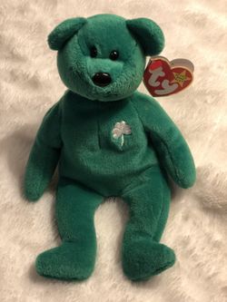 Rare TY Beanie Babies Erin the bear 1997