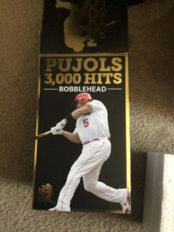 Albert Pujols 3,000 hits BobbleHead