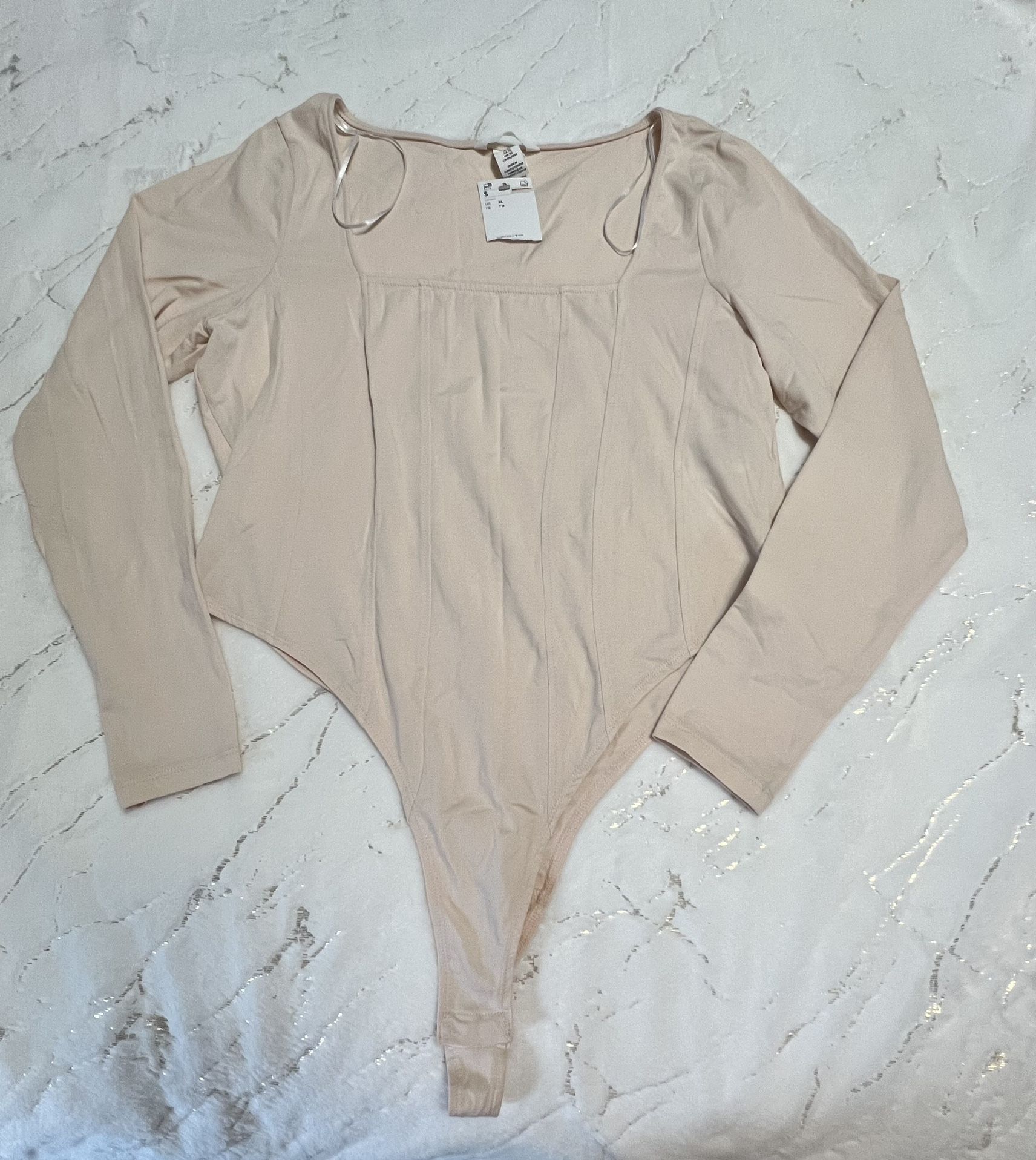 H&M Women's cream Bodysuit