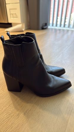 Black Heeled Ankle Boots