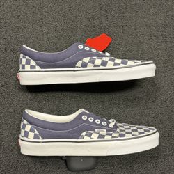 Vans Era Checkered Navy Blue size 8.5