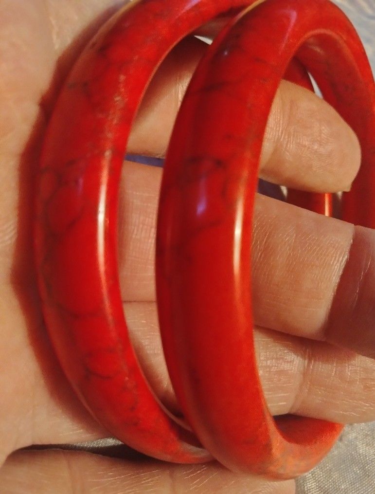 Red Turquoise Bangle's 
