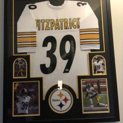 Minkah Fitzpatrick Pittsburgh Steelers Signed Framed Jersey