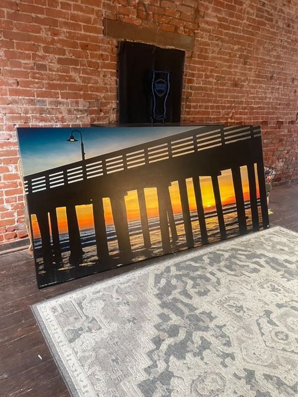 Ventura Pier at Sunset Canvas