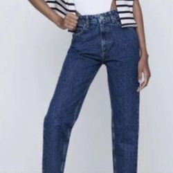 Zara Dark Blue Mon Jeans 