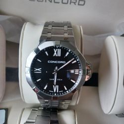 Men's Concord. Stainless steel watch.