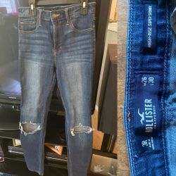 Hollister Faded Blue Jeans