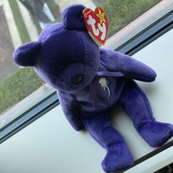 Princess Diana Beanie Baby – Rare Collector’s Item 💜🐻