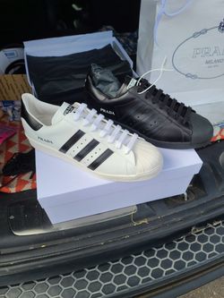 New Adidas Superstar Prada sz 11.5 and 7 Authentic