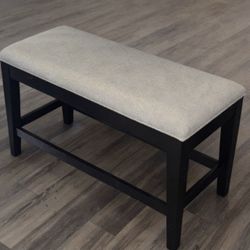 Bob’s furniture, black bench with storage