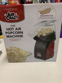 Brand new popcorn machine