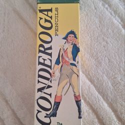 Vintage Rare Ticonderoga #2 Pencils In Original Box! 