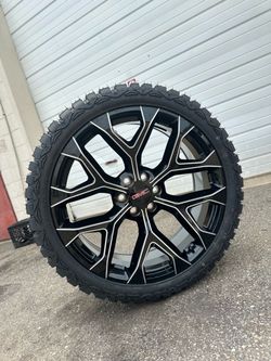 4 NEW SNOWFLAKE WHEELS TIRES FOR GMC TAHOE SILVERADO YUKON
