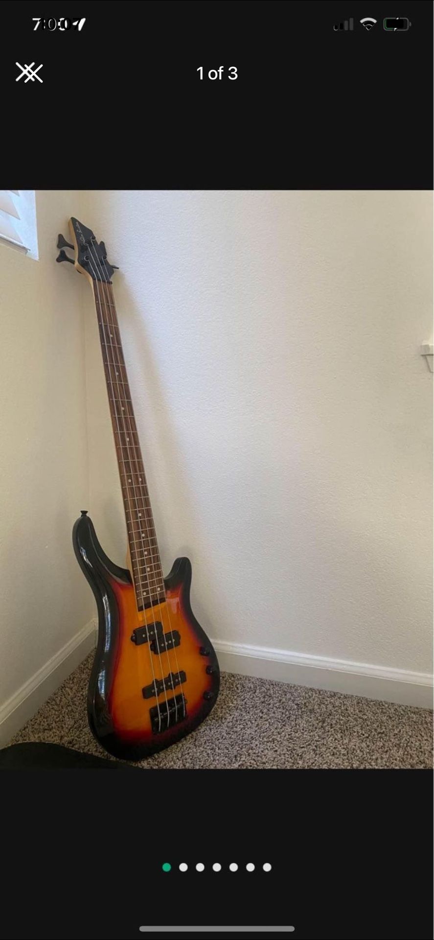 Electric bass guitar 4 string