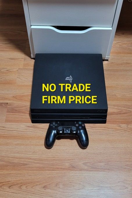 PS4 PRO 1TB + CONTROLLER, FIRM PRICE, NO TRADE, GOOD CONDITION, READ DESCRIPTION FOR DETAILS