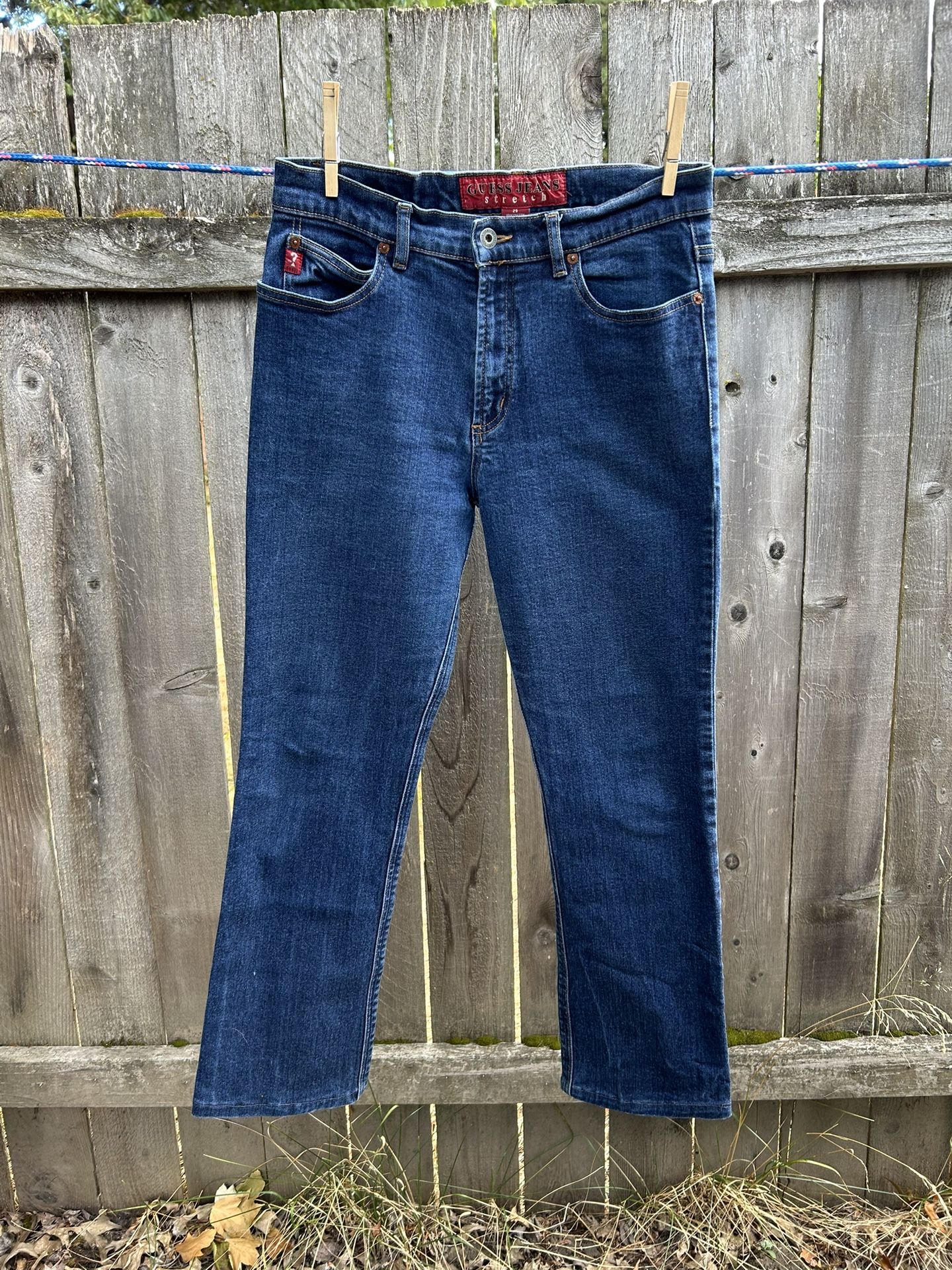 Vintage 90s GUESS JEANS Women’s Straight Leg Denim Jeans Sz 29