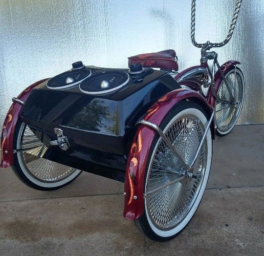 lowrider trike bicycle Chrome Tricycle Kaplan Smooth Rider Lowrider Trike Custom lowrider trike systems and