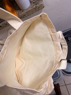 medium Canvas Tote Bag with Zipper lot