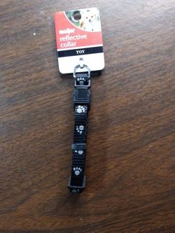NEW Quick Release Reflective Paw Print Toy Dog Collar