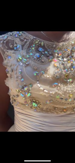 Gold Rhinestone Dress 