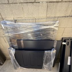 Pottery Barn kids twin bed frame with trundle bed