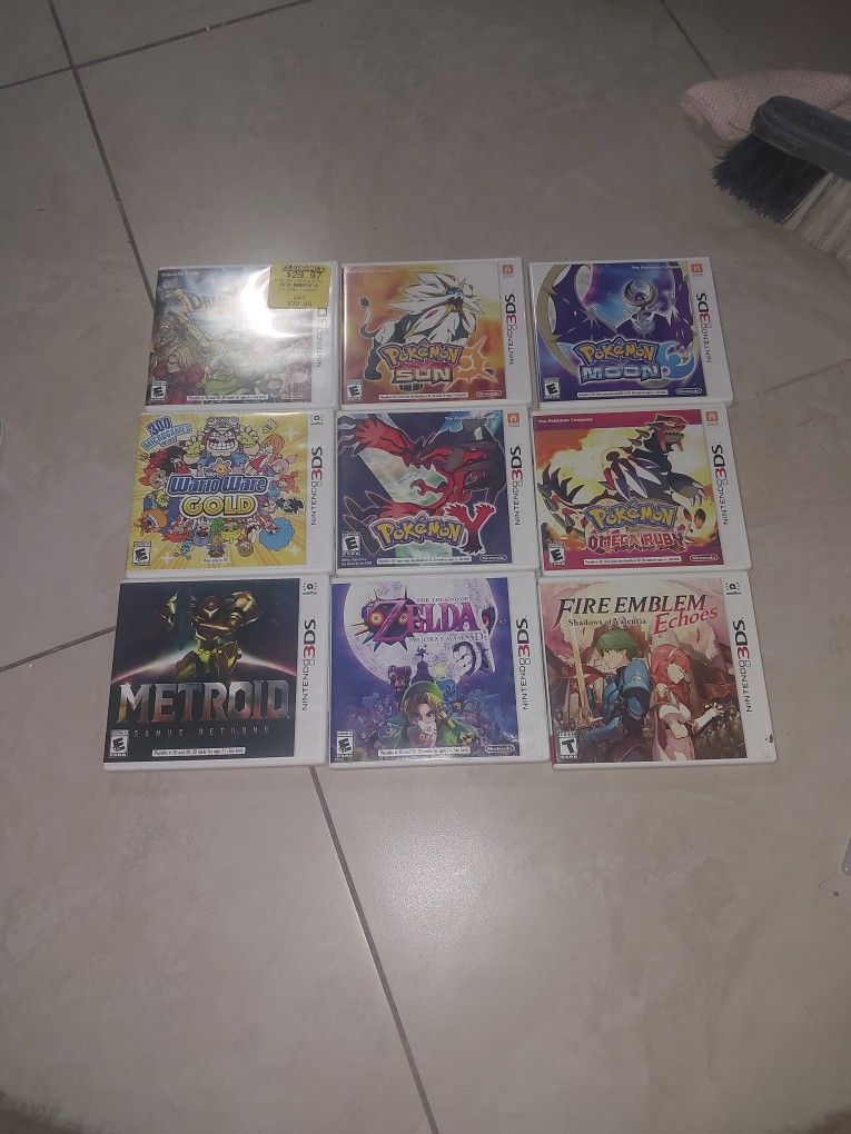 Bundle of 3ds Games. $20 Each