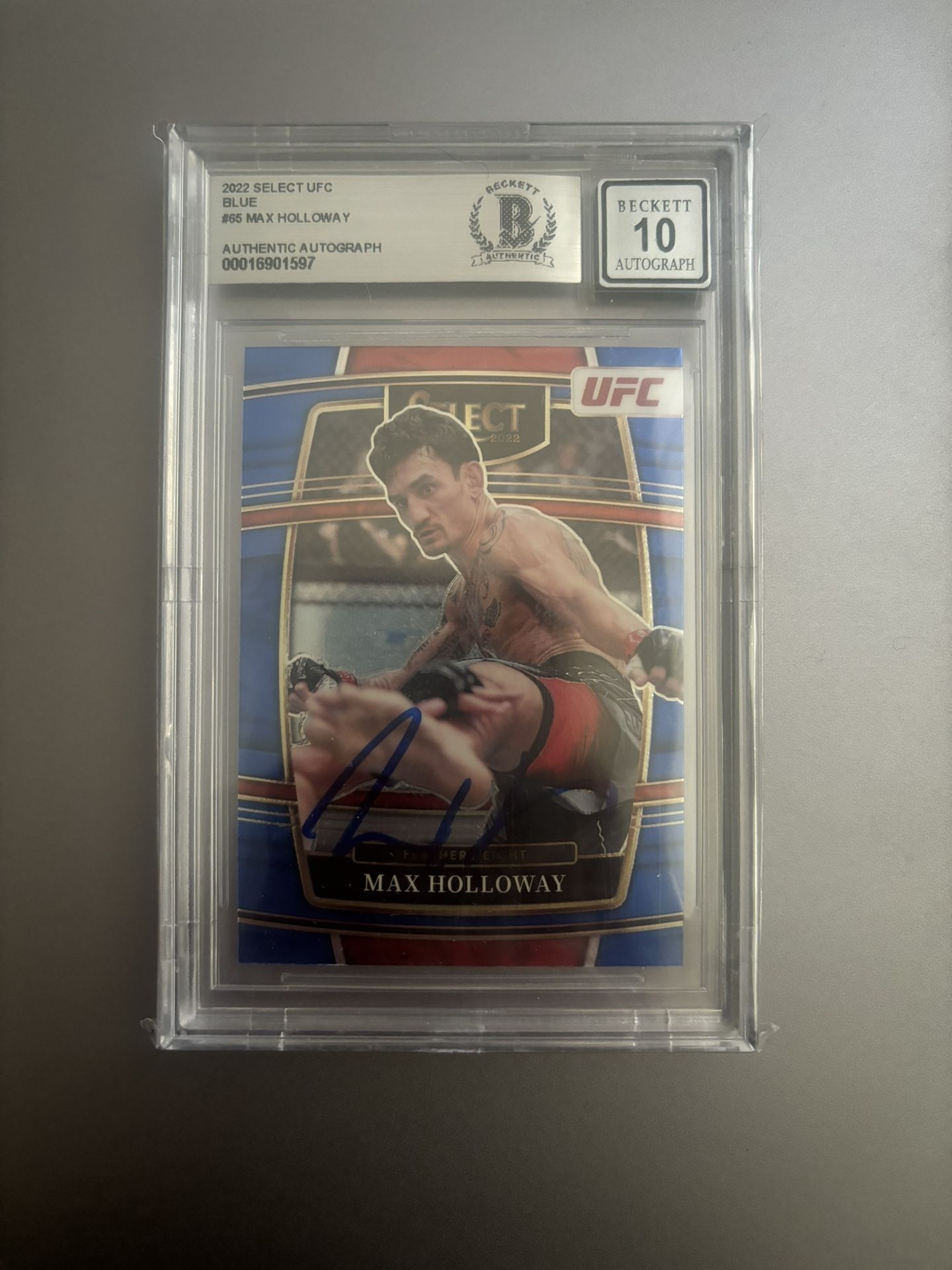 Max Holloway Beckett 10 Auto