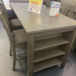 COMPLETE TABLE AND CHAIRS! DELIVERY TODAY! ALL CREDITS WELCOME! BEST DEALS AROUND! AND GET IT NOW! 