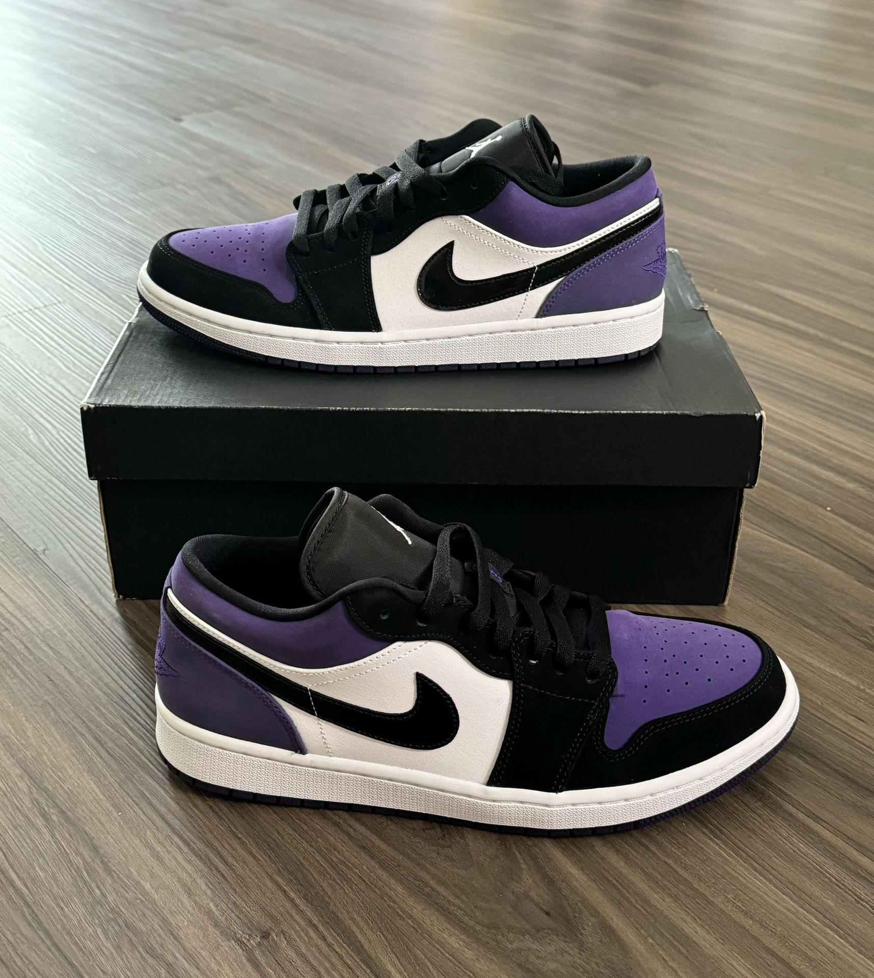 Air Jordan 1 Low “Court Purple” Men’s U.S 10.5