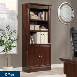 Cherry finish library bookcase bookshelf - NEW