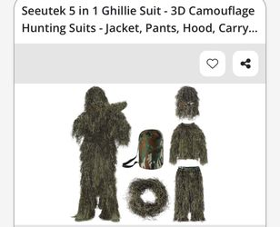 Ghillie suit