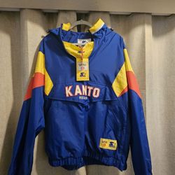 Kanto Pokeman Starter Jacket Men's Small
