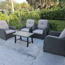 Used For Chair Outdoor Patio Set Great Condition