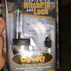 Hitch Pin And Lock For Receiver 