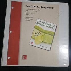 General, Organic, And Biological Chemistry Book