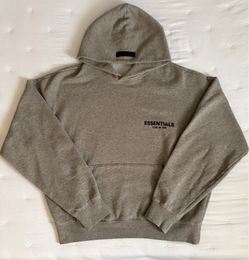 Dark oatmeal essentials hoodie size small worn once