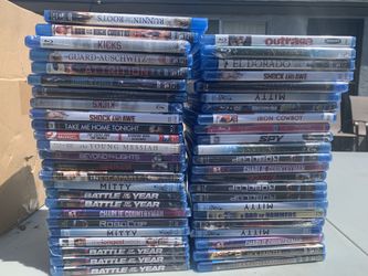 49 brand new blu ray DVD’s take them all