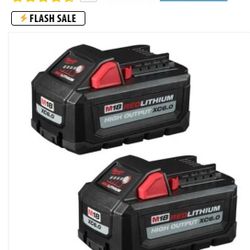 Milwaukee M18 REDLITHIUM HIGH OUTPUT XC 18V 6Ah Lithium Ion Power Tool Battery Pack with Fuel Indicator