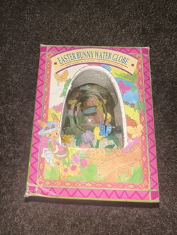 Easter Bunny Water Globe