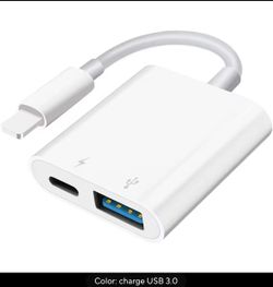 OTG Adapter For iPhone 14 13 12 11 Pro Max XR 8 Plus Lightning To USB Cable Converter For Mouse Keyboard Camera Card Reader